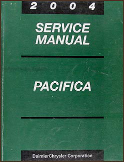 2004 Chrysler Pacifica Shop Manual Original