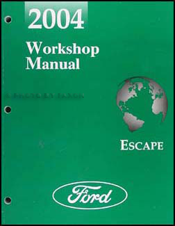 2004 Ford Escape Repair Manual Original