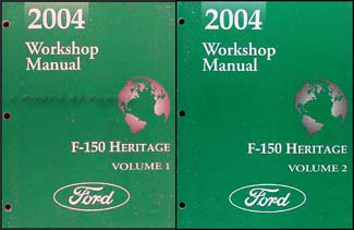 2004 Ford F-150 Heritage Repair Manual 2 volume set Original