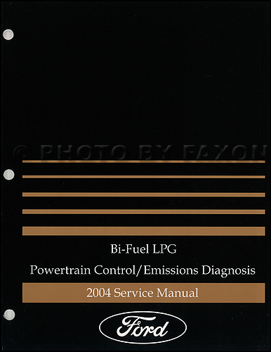 2004 Ford F-150 Bi-Fuel LPG Engine Emissions Diagnosis Manual Original