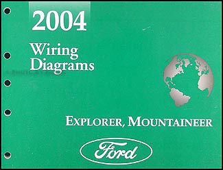 2004 Ford Explorer Mercury Mountaineer Wiring Diagram Manual Original