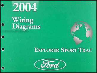 2004 Ford Explorer Sport Trac Wiring Diagram Manual Original
