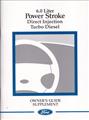 2004 Ford Super Duty Power Stroke 6.0L Diesel Engine Owner's Manual Supplement Original