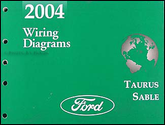 2004 Ford Taurus & Mercury Sable Wiring Diagrams Manual Original  2004 Ford Taurus Wiring Diagrams    Faxon Auto Literature