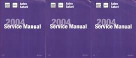 2004 Astro and Safari Van Repair Manual 2 Volume Set Original