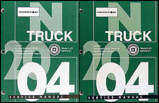 2004 Hummer H2 Repair Manual 2 Volume Set Original 