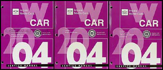 2004 Chevy Impala & Monte Carlo Repair Manual Original 3 Volume Set 