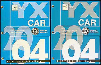 2004 Cadillac XLR Repair Manual Original 2 Vol. Set