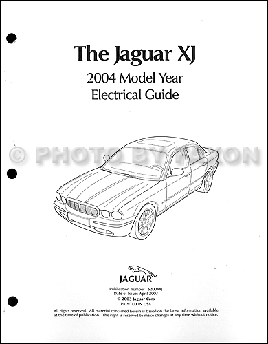 2004 Jaguar XJ8 and XJR Electrical Guide Wiring Diagram
