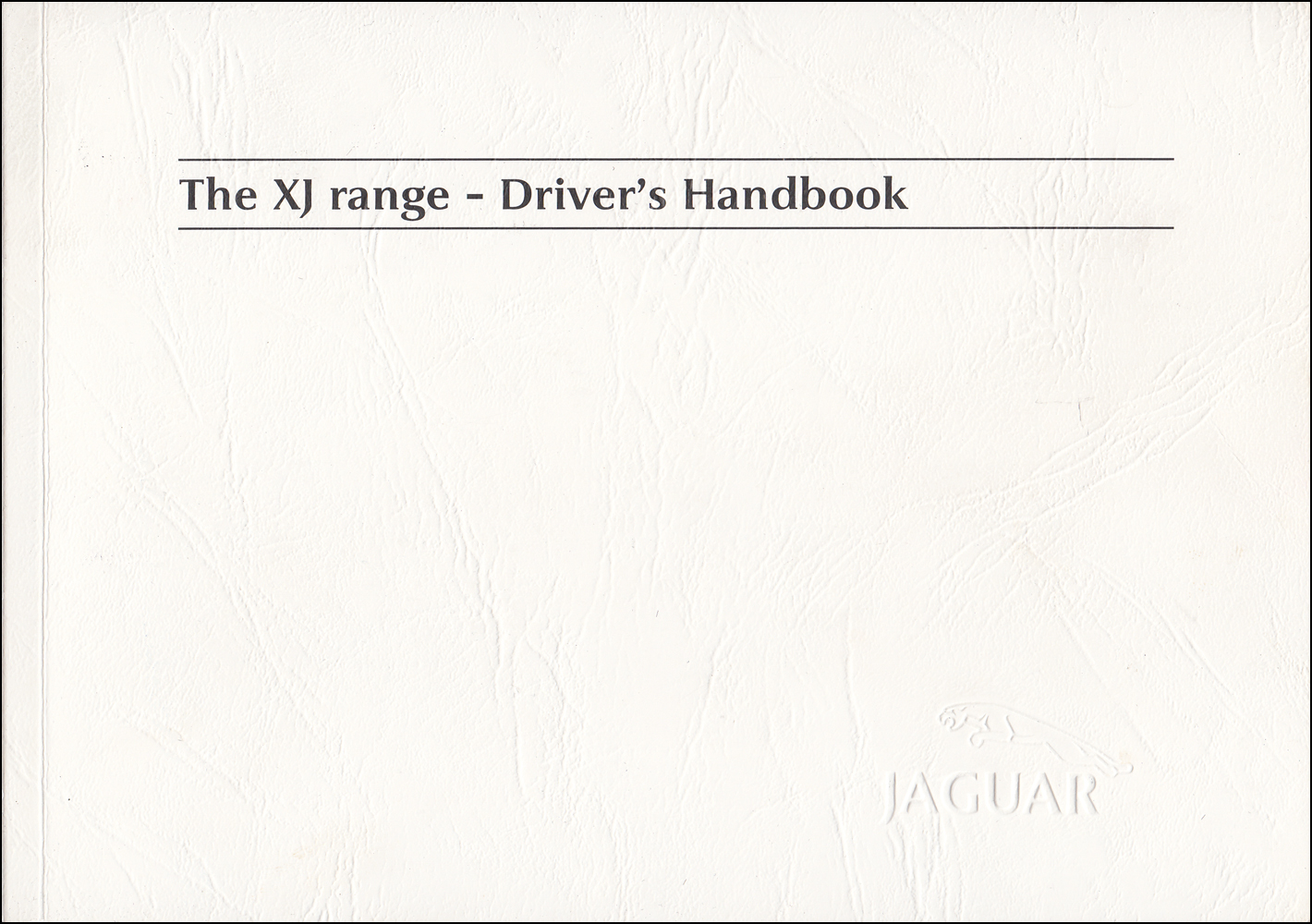 2004 Jaguar XJ8, XJR, and Vanden Plas Owners Manual Original