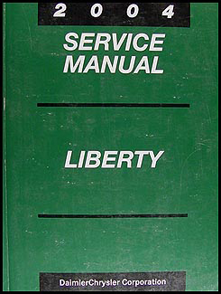 2004 Jeep Liberty Shop Manual Original