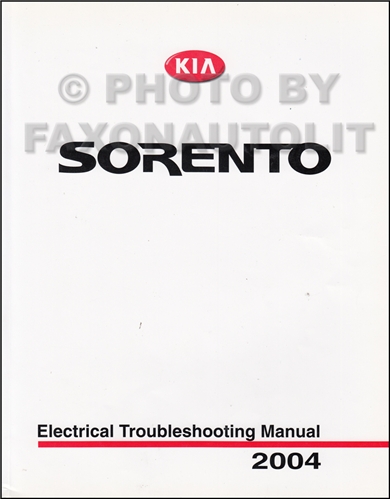 2004 Kia Sorento Electrical Troubleshooting Manual Original
