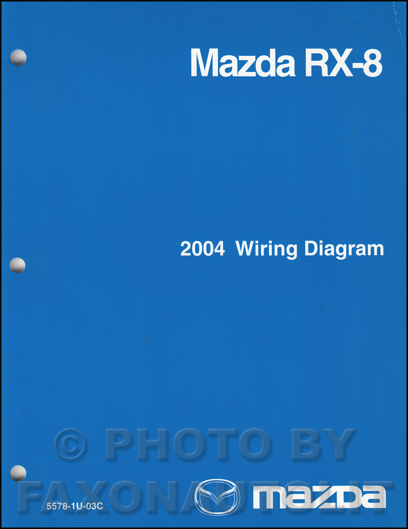 2004 Mazda RX-8 Wiring Diagram Manual Original RX8