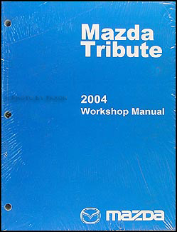2004 Mazda Tribute Repair Manual Original 