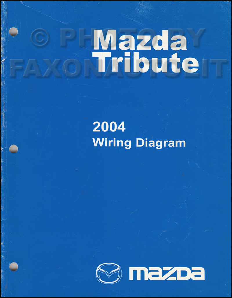 2004 Mazda Tribute Wiring Diagram Manual Original