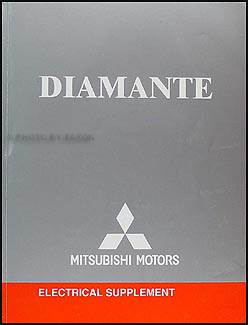 2004 Mitsubishi Diamante Wiring Diagram Repair Manual Original 