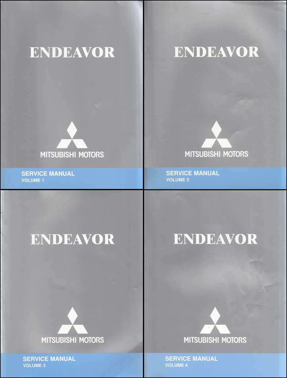 2005 Mitsubishi Endeavor Repair Manual Original 3 Vol.Set