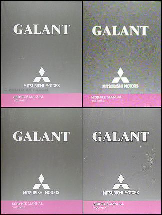 2004 Mitsubishi Galant Repair Manual Set Original