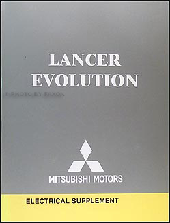 2004 Mitsubishi Lancer Evolution Wiring Diagram Manual Original