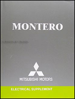 2004 Mitsubishi Montero Wiring Diagram Manual Original