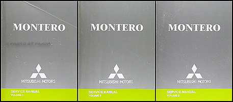 2004 Mitsubishi Montero Repair Manual Original Set