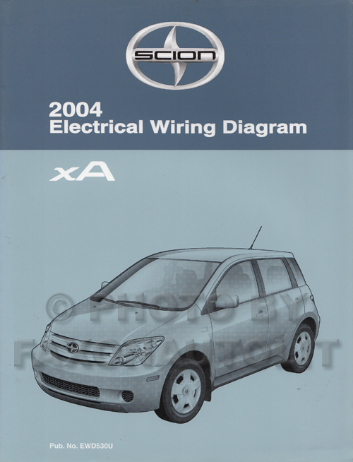 2004 Scion xA Wiring Diagram Manual Original