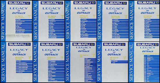 2004 Subaru Legacy, Outback, Baja Repair Manual Set Original