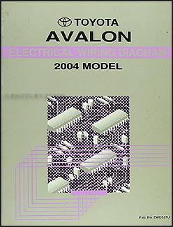 2004 Toyota Avalon Wiring Diagram Manual Original