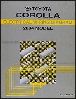 2004 Toyota Corolla Wiring Diagram Manual Original