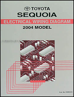 2004 Toyota Sequoia Wiring Diagram Manual Original