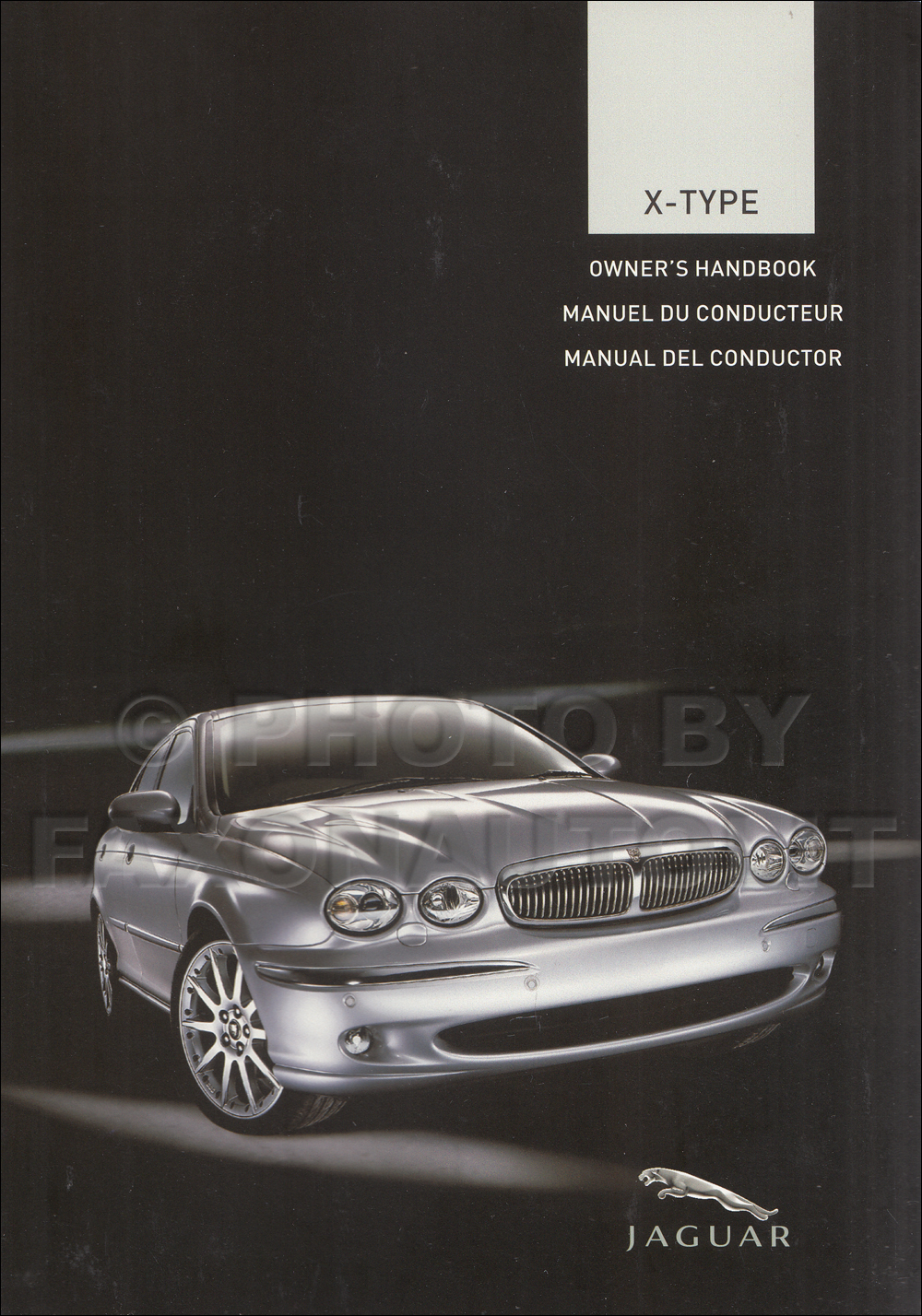 2004.25 Jaguar X-Type Owner's Manual Handbook Original