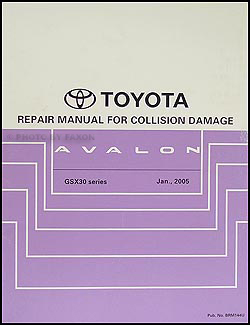 2005-2009 Toyota Avalon Body Collision Repair Manual Original