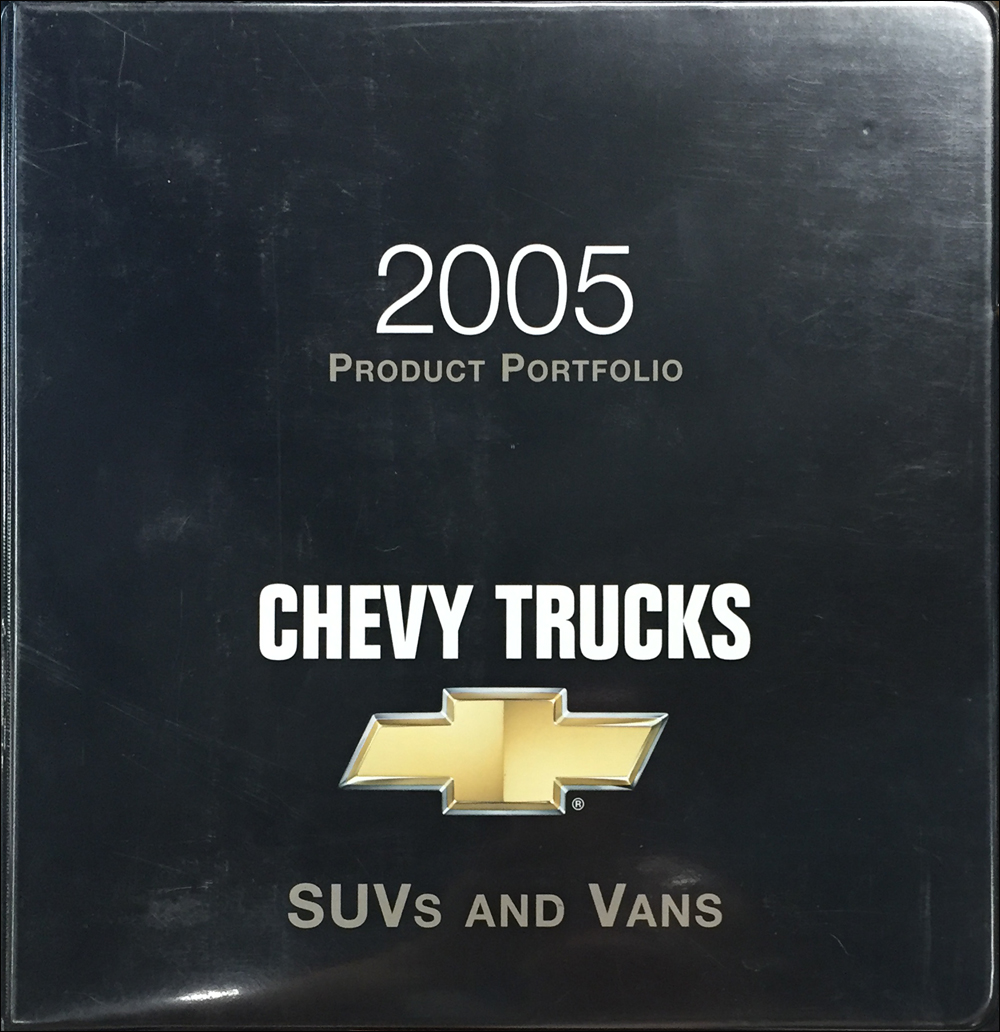 2005 Chevrolet SUV & Van Color & Upholstery Dealer Album/Data Book Original
