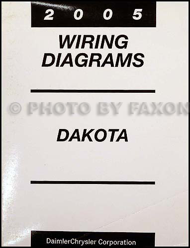 2005 Dodge Dakota Wiring Diagram Manual Original  Wiring Diagram For 2003 Dodge Dakota    Faxon Auto Literature