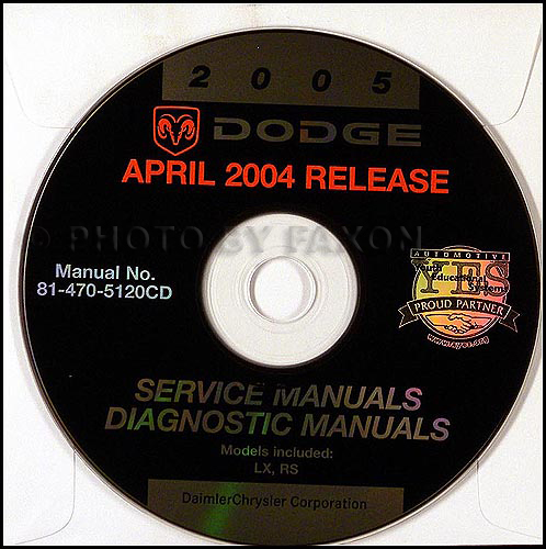 2005 Dodge Magnum and Avenger Shop Manual on CD-ROM