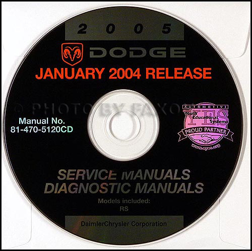 2005 Dodge Magnum Shop Manual on CD-ROM
