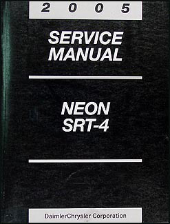 2005 Dodge Neon Shop Manual Original 