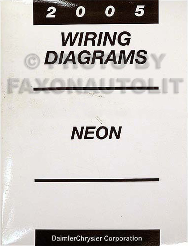 2005 Dodge Neon Wiring Diagram Manual Original  2005 Dodge Neon Wiring Harness Diagram    Faxon Auto Literature