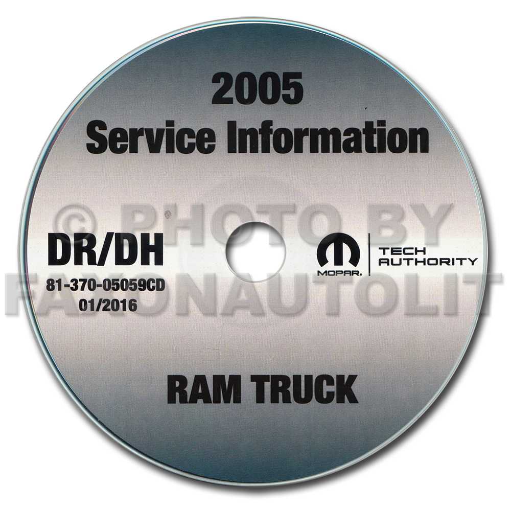 2005 Dodge Ram Truck 1500/2500/3500 Repair Shop Manual CD-ROM