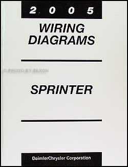 2005 Dodge Sprinter Van Wiring Diagram Manual Original