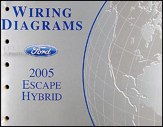 2005 Ford Escape Hybrid Wiring Diagram Manual Original