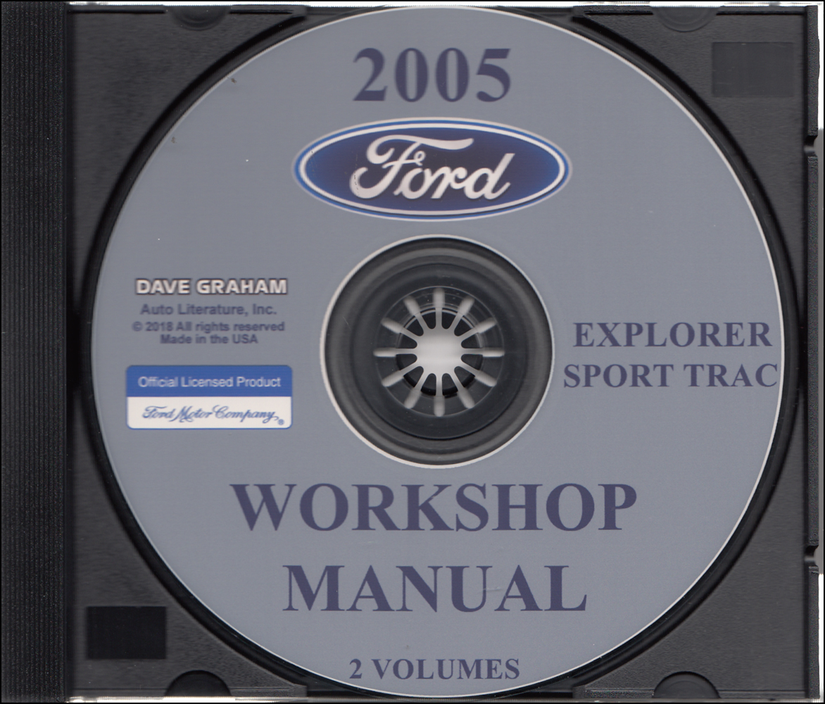 2005 Ford Explorer Sport Trac Repair Shop Manual on CD-ROM