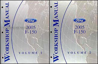 2005 Ford F-150 Repair Manual Original 2 Volume Set