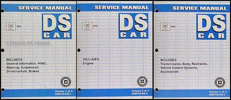 2005 Cadillac STS Original Repair Manual 3 Volume Set 