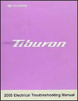 2005 Hyundai Tiburon Electrical Troubleshooting Manual Original 