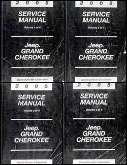 2005 Jeep Grand Cherokee Repair Manual Original 