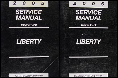 2005 Jeep Liberty Shop Manual Original 2 Vol. Set 