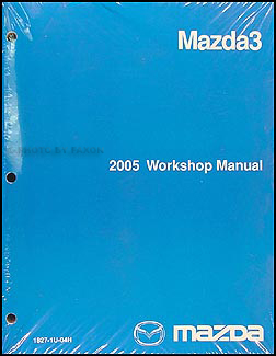2005 Mazda3 Repair Manual Original 