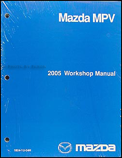 2005 Mazda MPV Repair Manual Original 