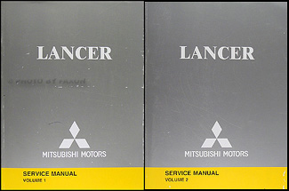 2005 Mitsubishi Lancer Repair Manual Original 2 Volume set